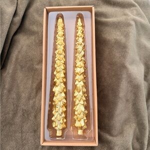 New tall gold tree candles